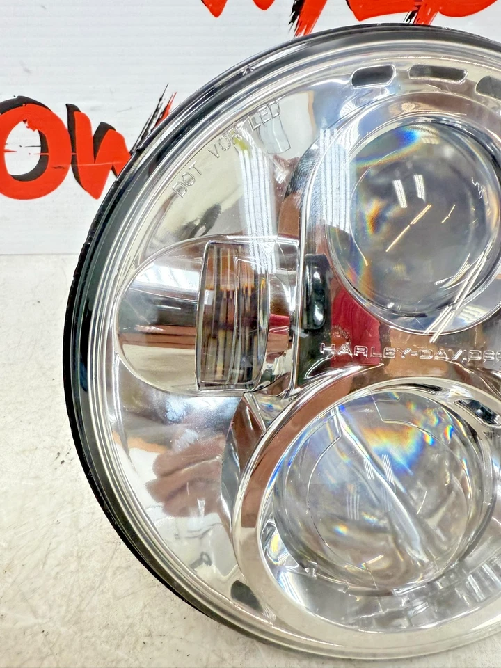 Harley Softail Deluxe 2008 OEM Daymaker faro bombilla lente LED 7" Foto 3 de 4