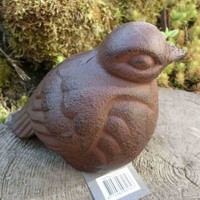 Vogel Gusseisen VöGel Garten Deko Dekoartikel Gartendeko Spatz Landhaus TT23