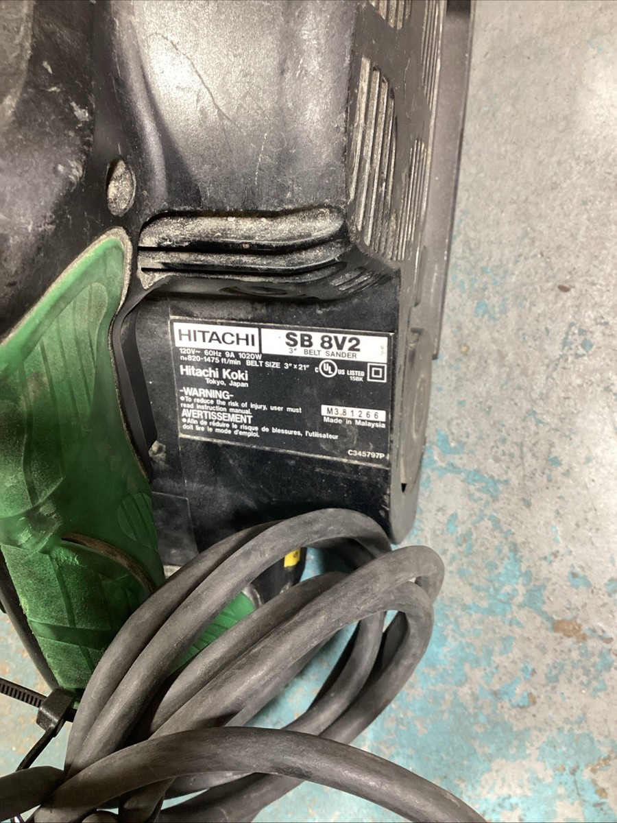 Hitachi 3” x 21” Variable Speed Belt Sander - SB 8V2 SHOP TESTED