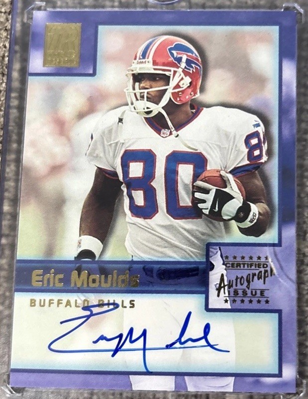 2001 Topps Reserve Auto Eric Moulds #TR-EM Auto hg6- Buffalo Bills