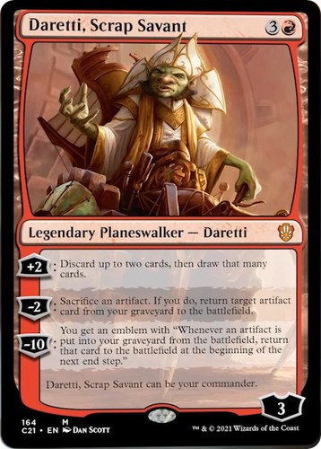 Daretti, Scrap Savant - Commander 2021 #164 Mythic