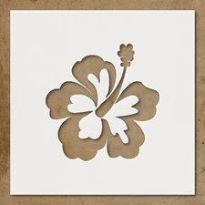 Flower Design Decorative Wall Art Reusable Plastic Stencil - StencilAir