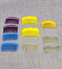 Vintage Side Hair Comb Lot Made In USA/France/ Hong Kong.10 Total.
