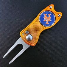 MLB New York Mets Switchblade Divot Repair Tool 2-Sided Golf Ball Marker