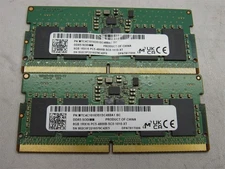 16GB KIT 2x 8GB Micron 1Rx16 PC5-4800B-SCO1010 Laptop RAM Memory SODIMM DDR5