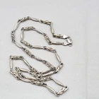 Vintage Unique Bar Chain Necklace Estate Costume Jewelry 30"