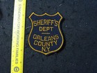 New York vintage ancient Orleans County Sheriff Dept 1950-60s issue felt cheese — photo 2