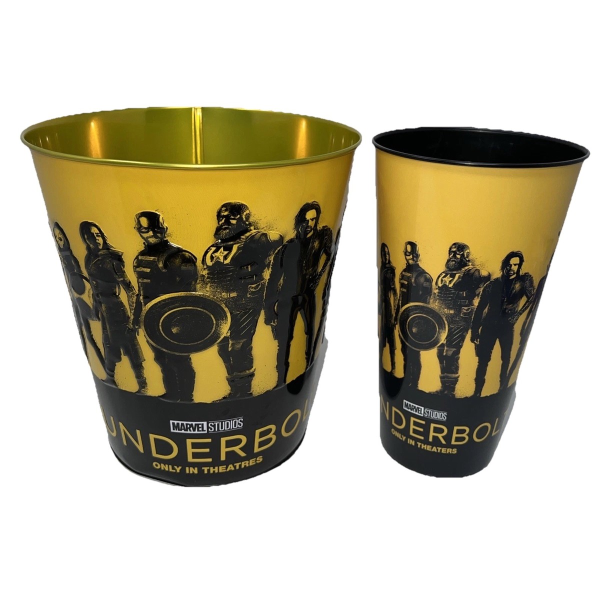 AMC Marvel Studios Thunderbolts Tin Popcorn Bucket Cup Theater