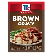 McCormick 5 Minute Brown Gravy Mix, 0.87 oz Packet