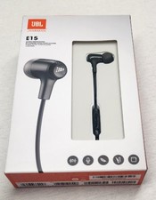 JBL by Harmon E15 in-Ear Headphones with One-Button Remote and Mic-BLACK