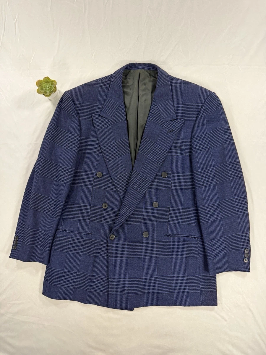 Versace Blue Double-Breasted Suits & Blazers for Men for sale | eBay