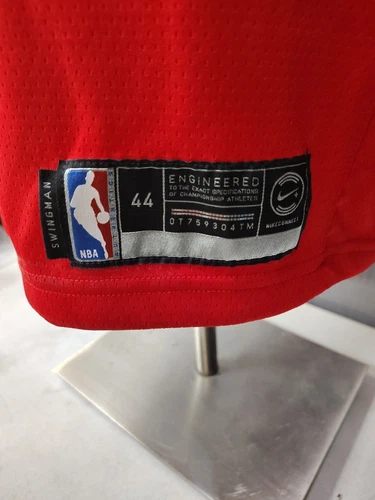 耐克 Dri Fit Swingman NBA 火箭队 #13 Harden 球衣 44 码中号红色非常好 - 第 7 张/共 11 张