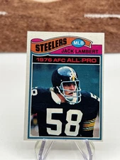 Jack Lambert 1977 Topps #480 Pittsburgh Steelers