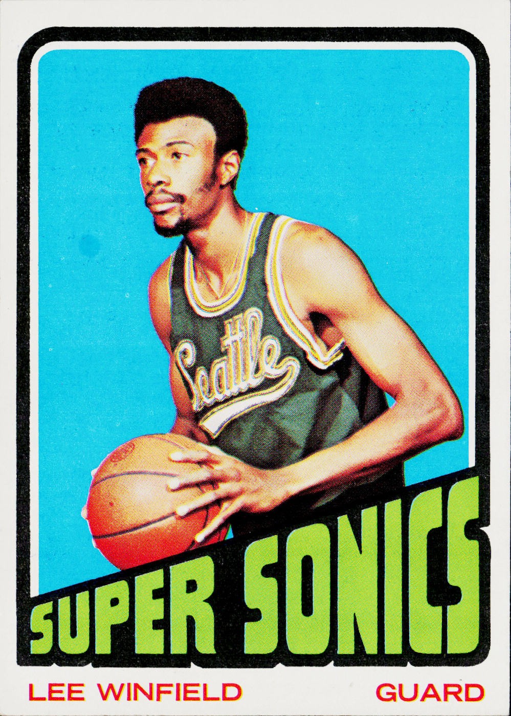 1972-73 Topps Set Break Lee Winfield #33 Seattle SuperSonics