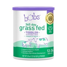 Bubs Grass Fed Toddler Nutritional Drink, 12-36 Mos. 20oz Exp. 4/26