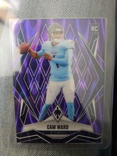 2025 Panini Phoenix - Cam Ward #194 Purple Seismic /49 (RC)