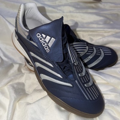 New adidas Predator Sala Shadow Navy Silver Indoor Soccer JR4227 Men s 11