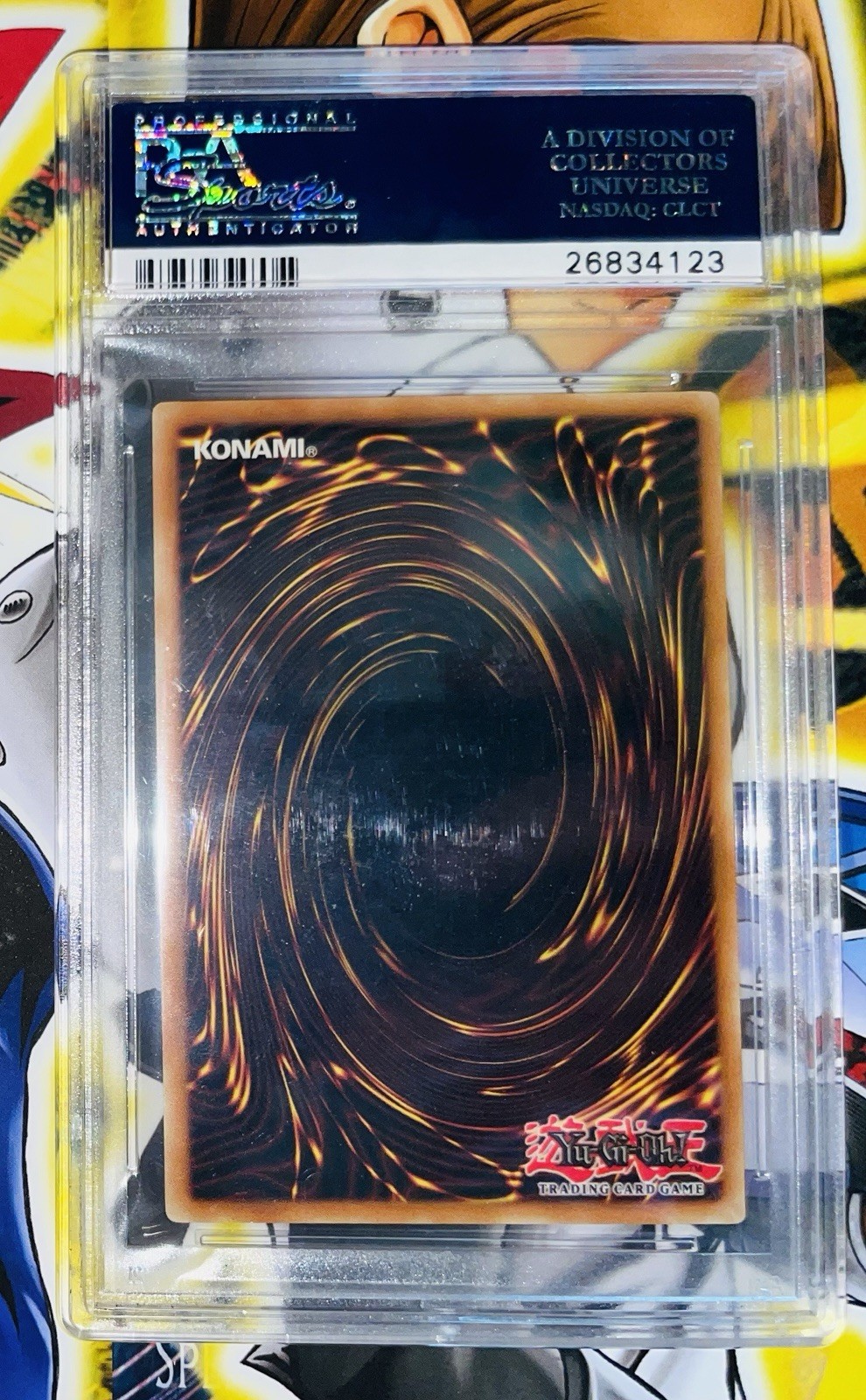 Yu-Gi-Oh! Invader of Darkness IOC-111 2004 Unlimited Secret Rare PSA 10 view 2