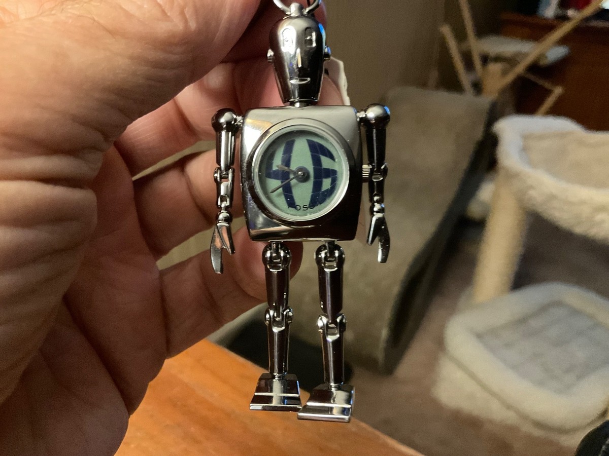 Fossil Big Tic Robot Keychain - Collectible for sale online | eBay