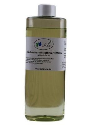 Sala Traubenkernöl Traubenkern Öl raffiniert 250 ml HDPE-Flasche