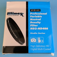 Variable ND2-400 55mm Professional Variable Neutral Density Lens Filter