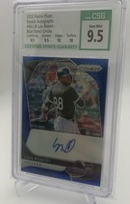 2020 Prizm Luis Robert Blue Donut Circles RC Auto RA-LR /40 CSG 9.5 Auto 10 Mets
