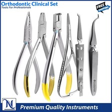 Orthodontic Clinical Instrument Set-Premium Stainless Steel Ortho Pliers & Tools