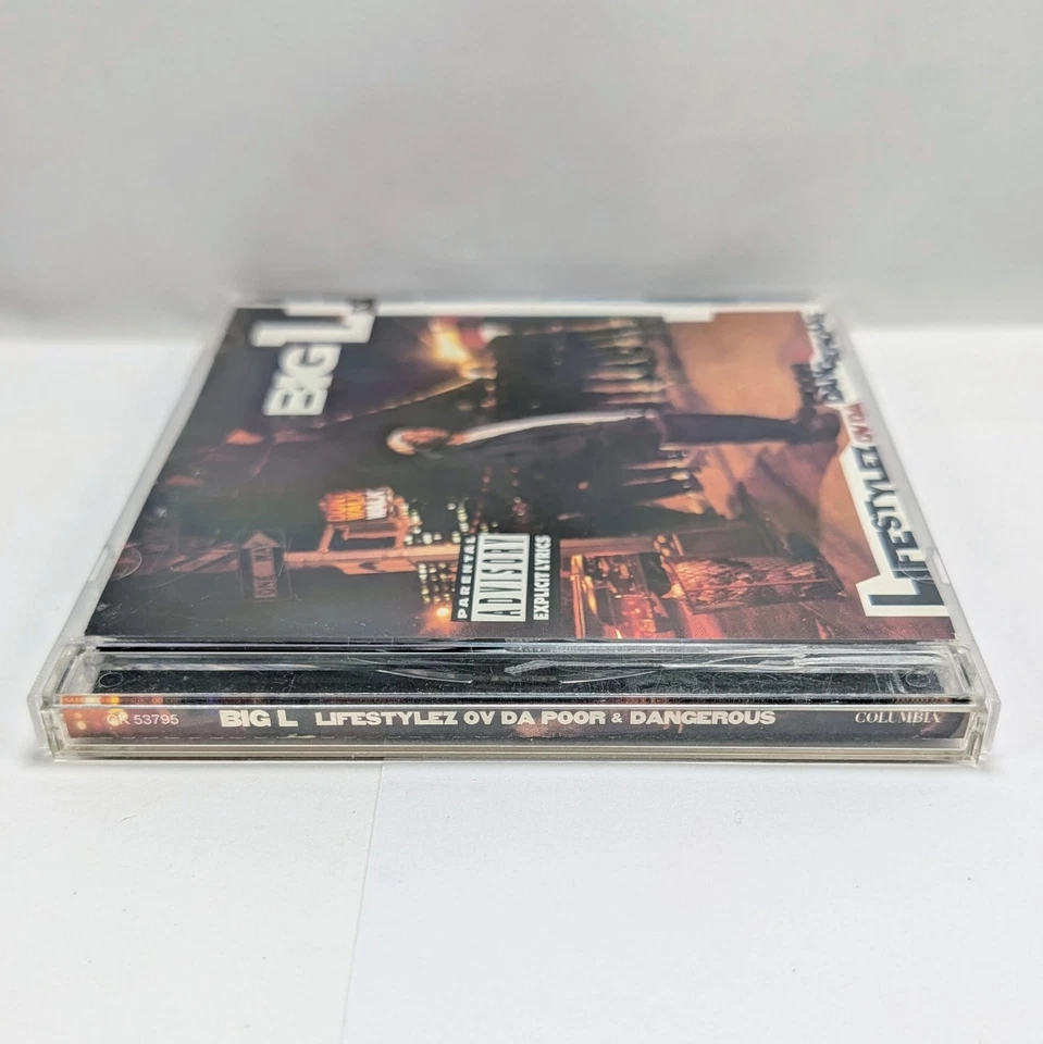 BIG L - Lifestylez Ov Da Poor & Dangerous - CD 1995 Explicit Lyrics VTG OG Foto 2 de 4