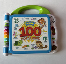Leap Frog Learning Friends 100 Words Electronic Book English Spanish 2018 Toy
