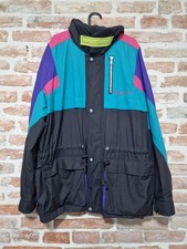 Sergio Tacchini Jacket - TG L Block Colour Nylon,  Pari A Nuovo, Vintage, Man 