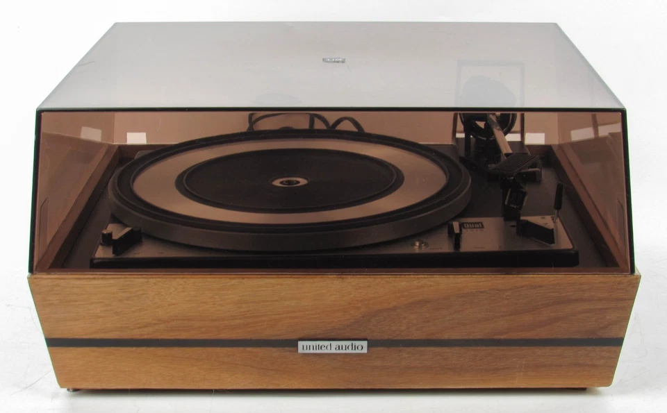 DUAL 1218 Turntable With Dust Cover Vintage FOR PARTS ONLY SEE VIDEO - Image 4 of 4