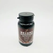 REISHI MUSHROOM SPORE EXTRACT 180 VEGGIE CAPSULES LINGZHI GANODERMA LUCIDUM TOP