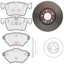 Apec Front & Rear Brake Discs & Pads fits Citro�n C4 Picasso II 2013-2014