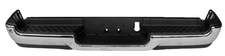 2019-2024 RAM 1500 REAR BUMPER ASSEMBLY NO SENSOR HOLES CHROME CH1103136