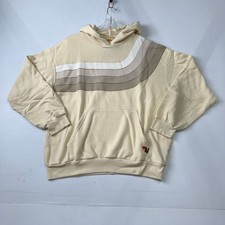 AVIATOR NATION Wavestripe 4 Pullover Hoodie Relaxed Unisex Size M