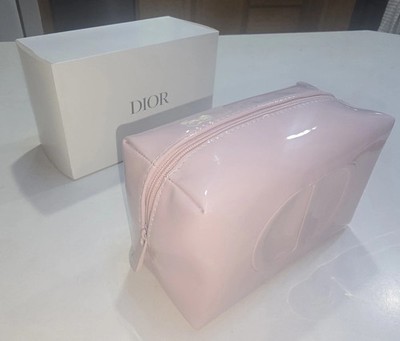 Dior Pink Patent Cosmetic Makeup Zip Pouch Bag | New In Box | eBay