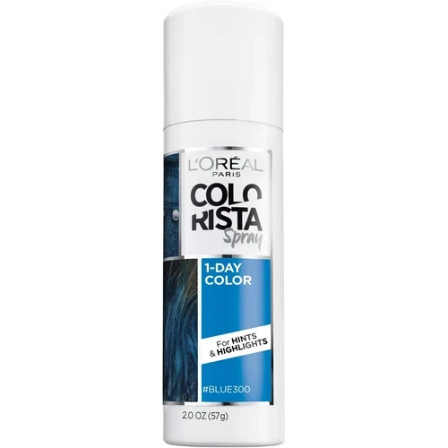 Ista 1-day Washable Temporary Hair Color Spray, Blue