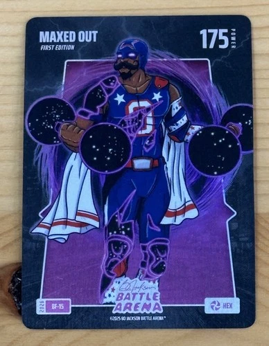 2026 Bo Jackson Battle Arena “Maxed Out” Tyrese Maxey Hex 175 Power #BF-15