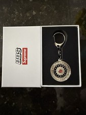 Fw25 Supreme X Bbs Rs Rim Keychain New In Box Chrome Mesh Wheel Fw25 Supreme X Bbs Rs Rim Keychain New In Box Chrome Mesh Wheel