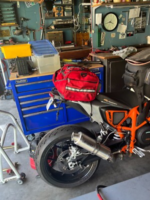 motorcycle tail pack: Chase Harper