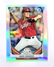 2014 Bowman Chrome Nick Howard Refractor Cincinnati Reds #CDP15