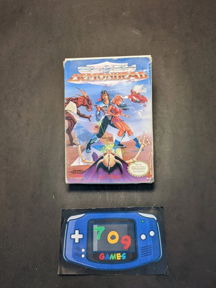 Clash at Demonhead (Nintendo Entertainment System, 1990) NES CIB COMPLETO Foto 2 de 4