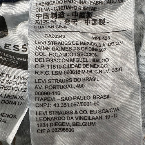 Levi's 511 Jeans Mens 31x29 Blue Dark Wash Regular Fit Straight Leg Modern - Picture 6 of 13