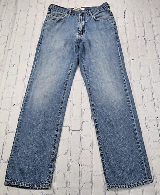 Tommy Bahama Indigo Palms Classic Fit Blue Jeans VINTAGE Y2K MENS SIZE 34X34