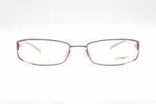 Eschenbach Titanflex Crush 850001 Red Brown Oval Glasses Frame New