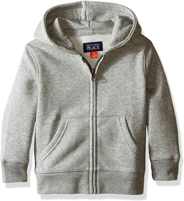 The Children's Place Boys' Uniform Zip Up Hoodie The Children's Place Boys' Uniform Zip Up Hoodie