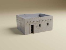 North Africa House 1S - tabletop wargaming terrain | 28mm, 20mm, 15mm Scale
