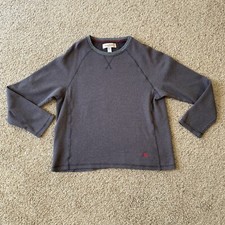 Tommy Bahama Long Sleeve waffle knit Pullover Gray Men's Size Medium