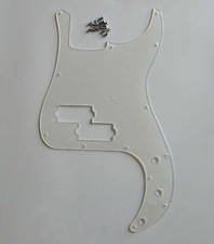 Transparent P Bass Pickguard Clear PB Scratch Plate w/ screw for Precision Bass