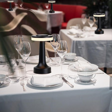 Cordless Metal Desk Lamp, Touch Sensor Control LED Table Lamp,3 Color Steples...